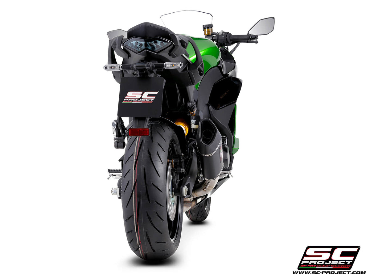 KAWASAKI Ninja 1100SX - SE (2025 - 2026) SC1-R carbon fibre exhaust (dual mounting for side case*)