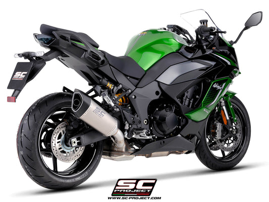 KAWASAKI Ninja 1100SX - SE (2025 - 2026) SC1-R titanium exhaust (dual mounting for side case*)