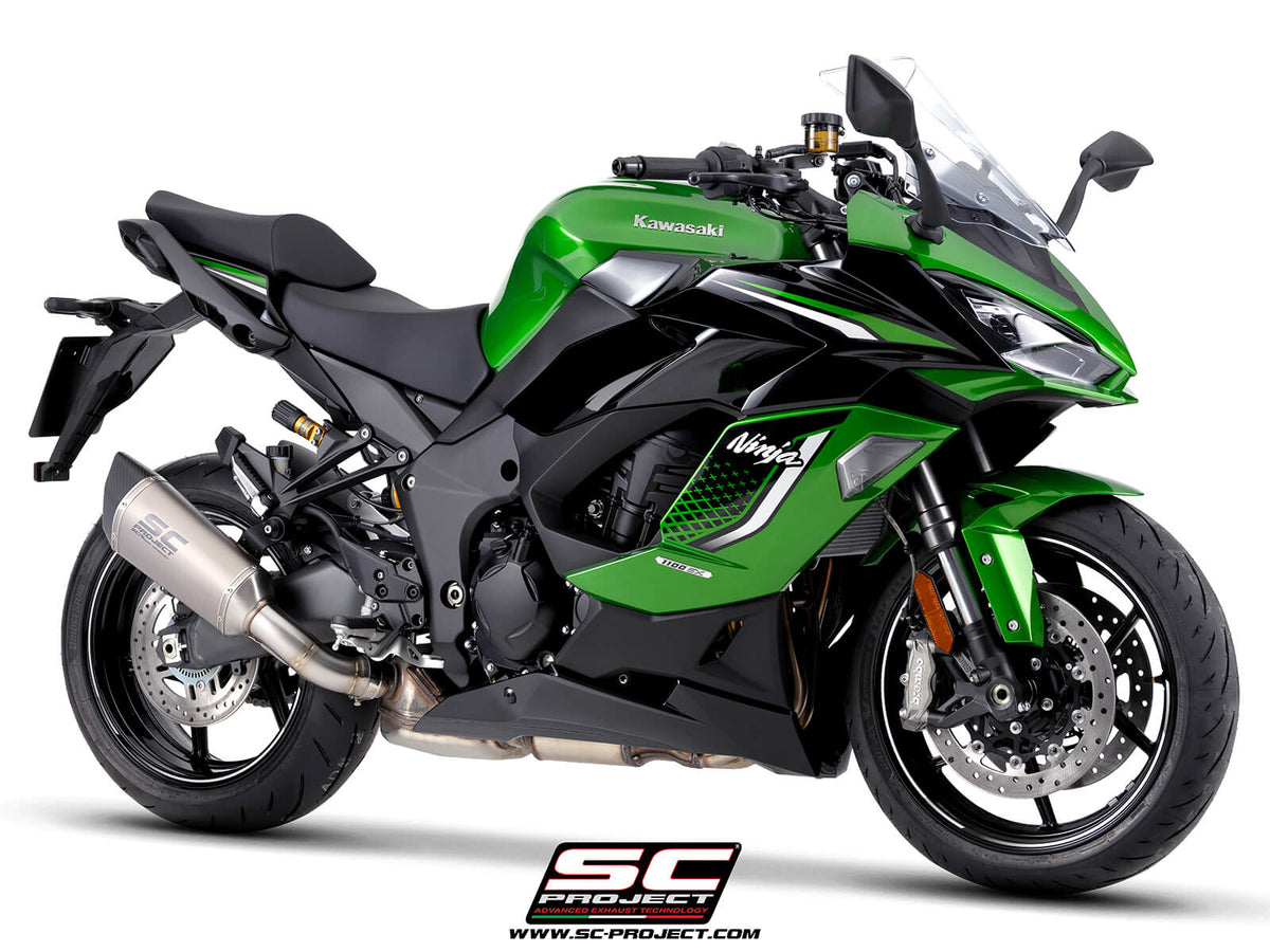KAWASAKI Ninja 1100SX - SE (2025 - 2026) SC1-R titanium exhaust (dual mounting for side case*)