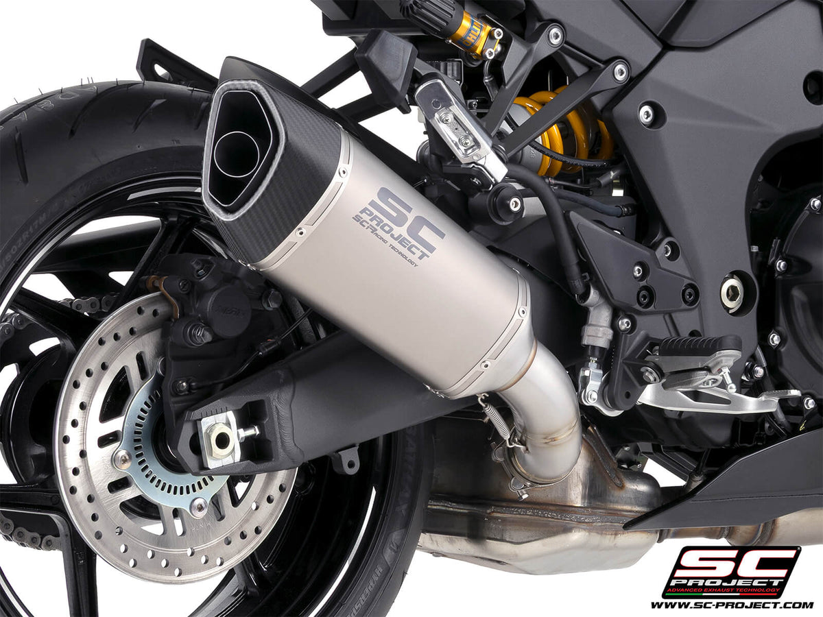 KAWASAKI Ninja 1100SX - SE (2025 - 2026) SC1-R titanium exhaust (dual mounting for side case*)