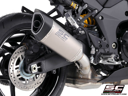 KAWASAKI Ninja 1100SX - SE (2025 - 2026) SC1-R titanium exhaust (dual mounting for side case*)