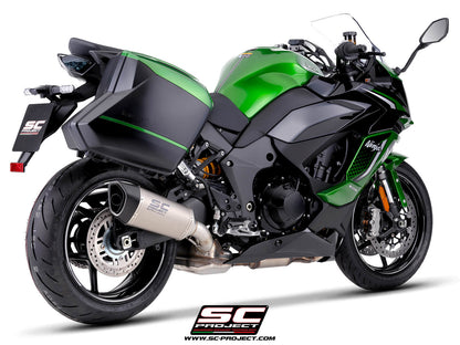 KAWASAKI Ninja 1100SX - SE (2025 - 2026) SC1-R titanium exhaust (dual mounting for side case*)