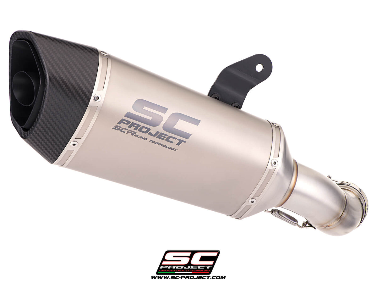 KAWASAKI Ninja 1100SX - SE (2025 - 2026) SC1-R titanium exhaust (dual mounting for side case*)