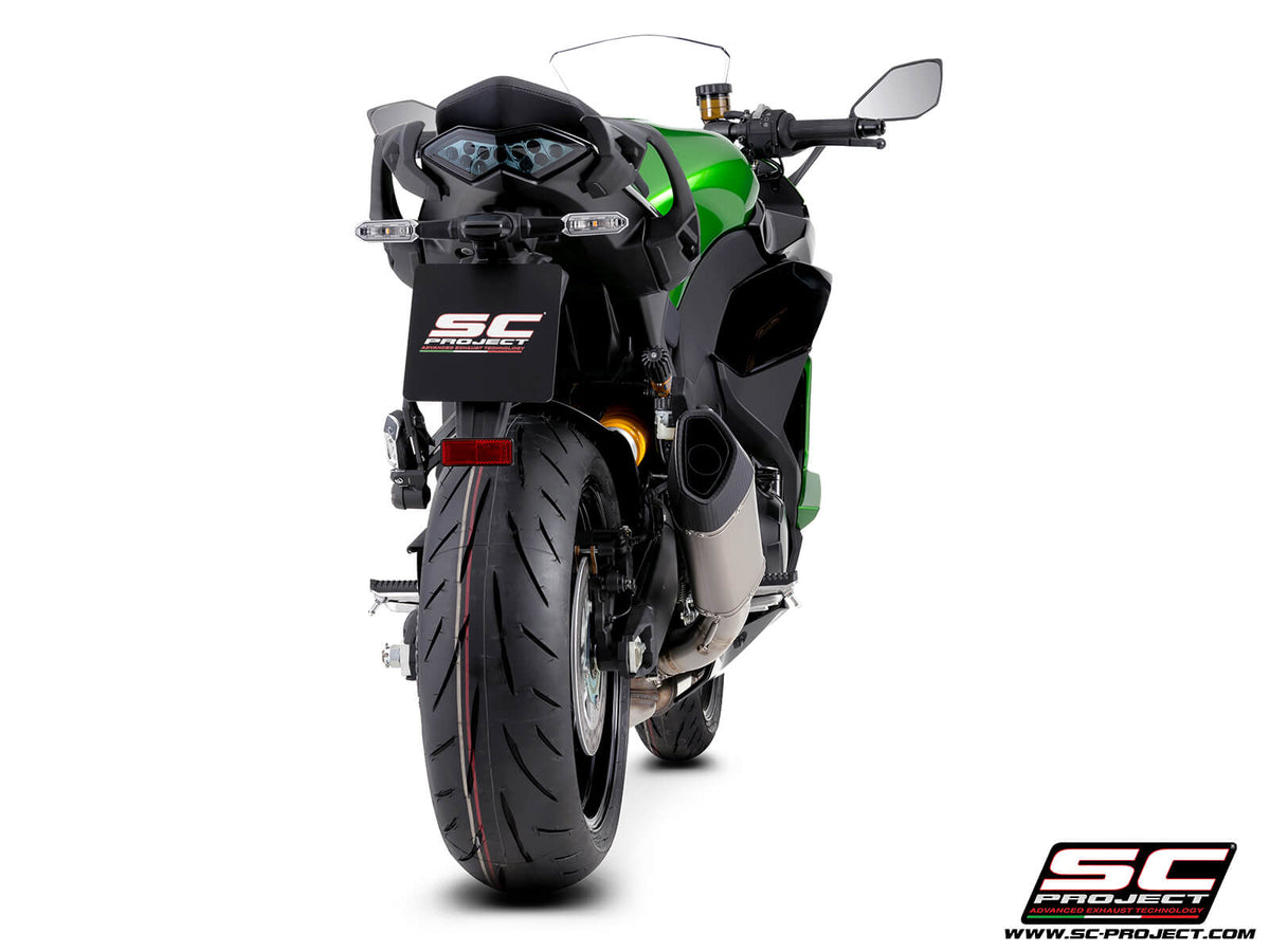 KAWASAKI Ninja 1100SX - SE (2025 - 2026) SC1-R titanium exhaust (dual mounting for side case*)
