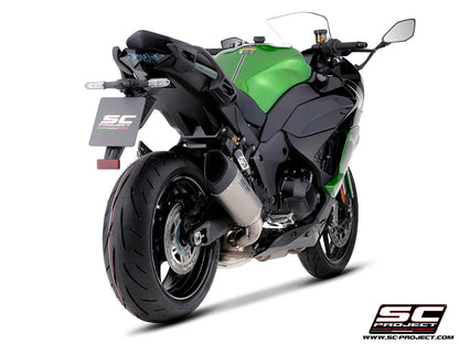 KAWASAKI Ninja 1100SX - SE (2025 - 2026) SC1-R titanium exhaust (dual mounting for side case*)