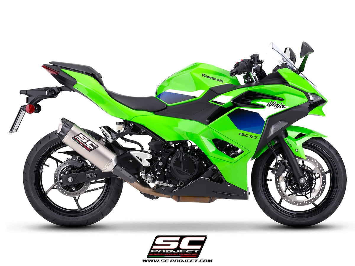 KAWASAKI NINJA 500 (2024 - 2026) SC1-X titanium exhaust