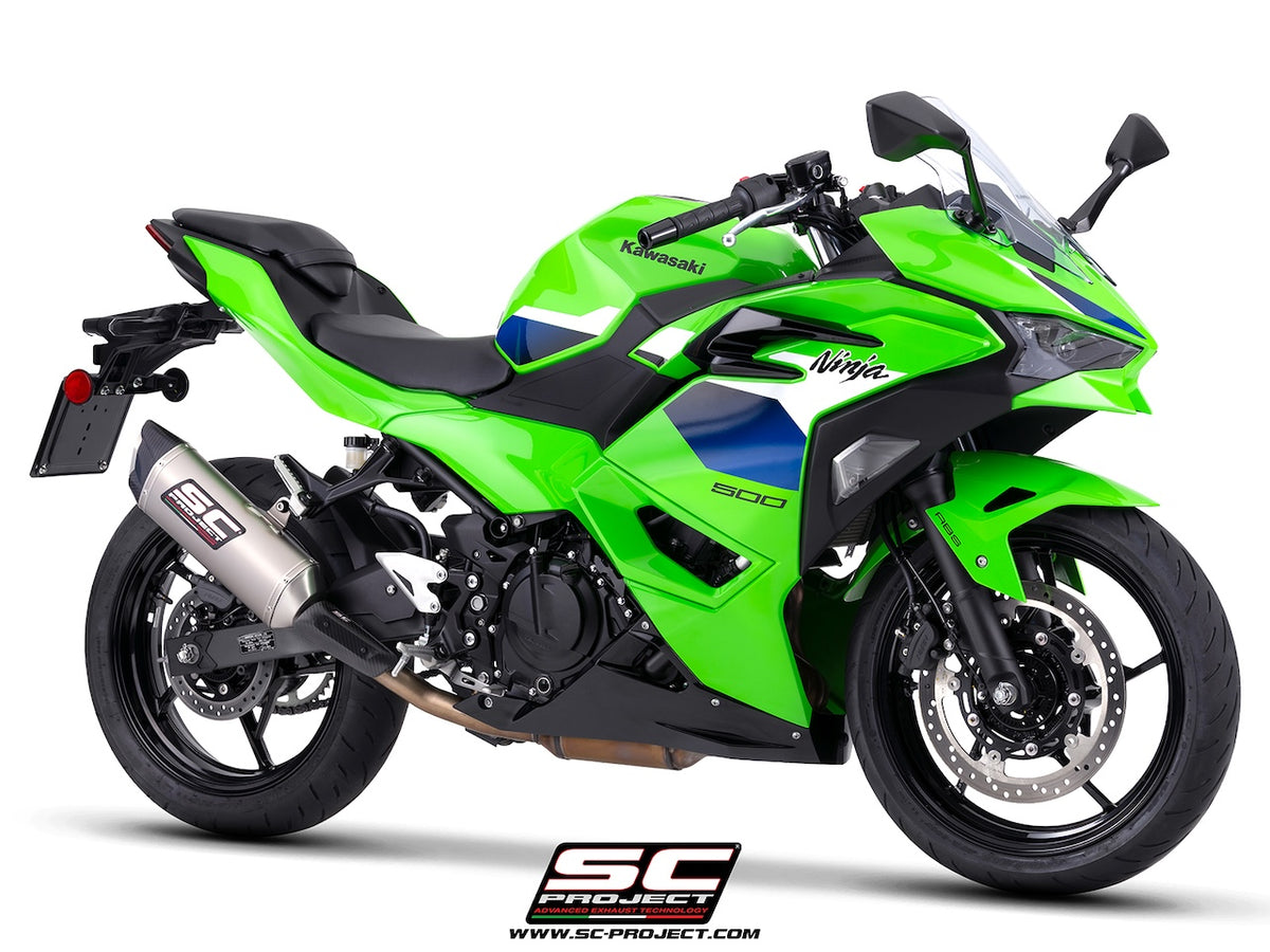 KAWASAKI NINJA 500 (2024 - 2026) SC1-X titanium exhaust