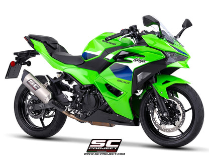 KAWASAKI NINJA 500 (2024 - 2026) SC1-X titanium exhaust