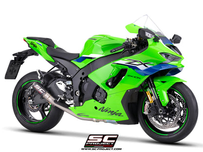 KAWASAKI NINJA ZX-10R - RR (2026) CR-T carbon fibre exhaust, with de-cat link pipe