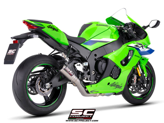 KAWASAKI NINJA ZX-10R - RR (2026) CR-T titanium exhaust, with de-cat link pipe