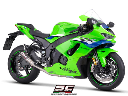 KAWASAKI NINJA ZX-10R - RR (2026) CR-T titanium exhaust, with de-cat link pipe