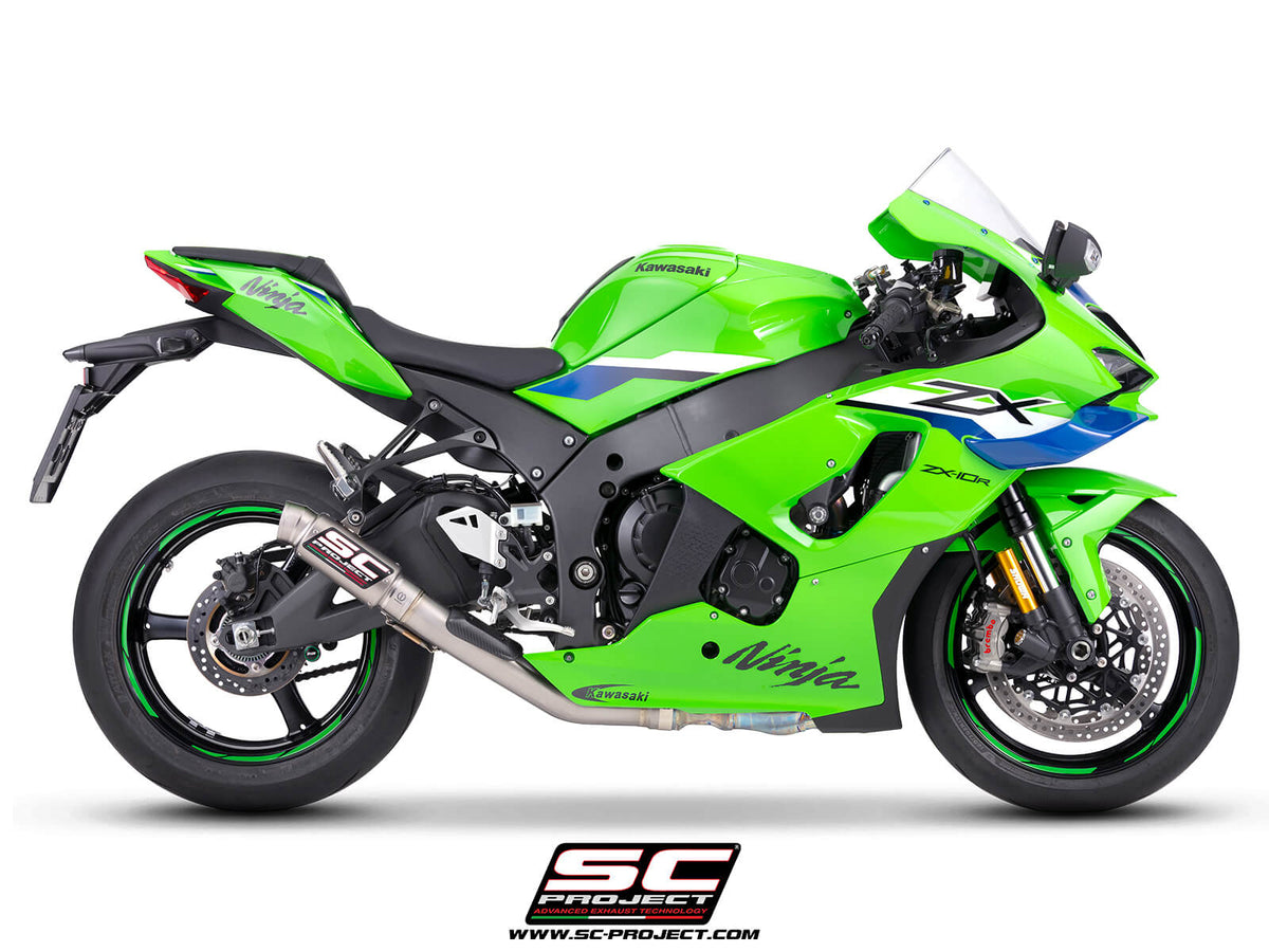 KAWASAKI NINJA ZX-10R - RR (2026) GP70-R titanium exhaust, with de-cat link pipe
