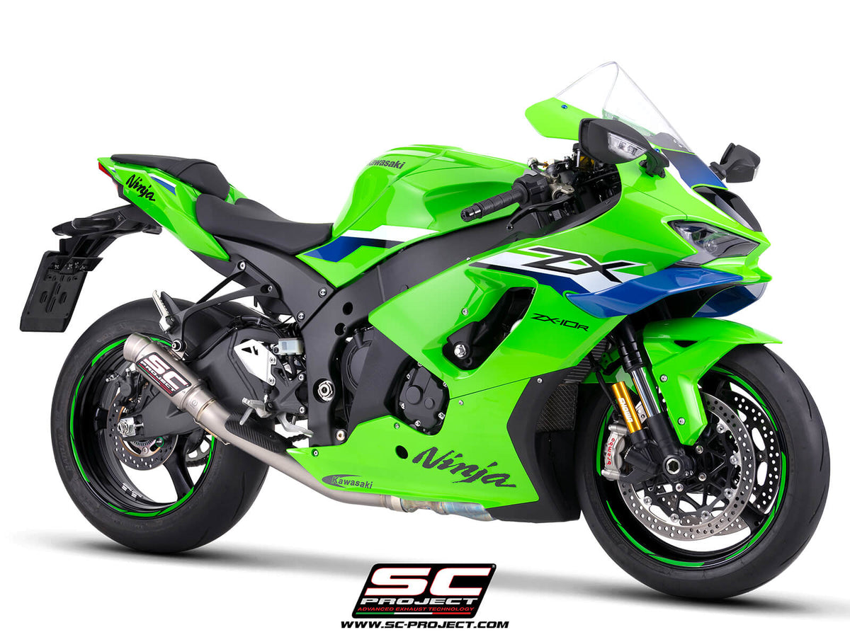 KAWASAKI NINJA ZX-10R - RR (2026) GP70-R titanium exhaust, with de-cat link pipe