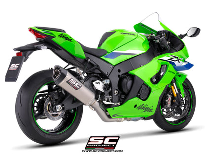 KAWASAKI NINJA ZX-10R - RR (2026) SC1-R titanium exhaust, with de-cat link pipe, 350 mm