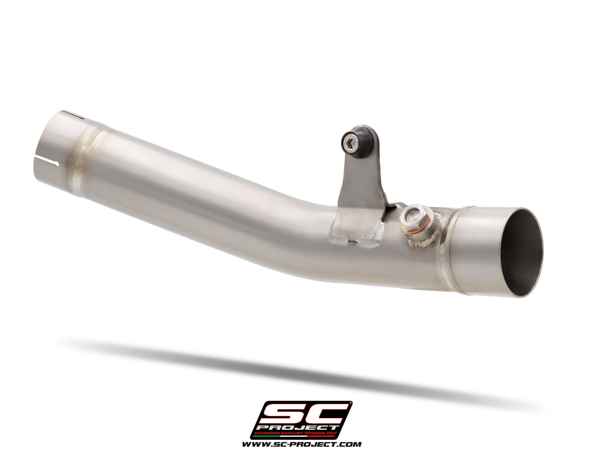 KAWASAKI NINJA ZX-6R (2024-2026) Central link pipe titanium, compatible with specific SC-Project range