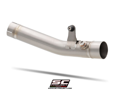 KAWASAKI NINJA ZX-6R (2024-2026) Central link pipe titanium, compatible with specific SC-Project range