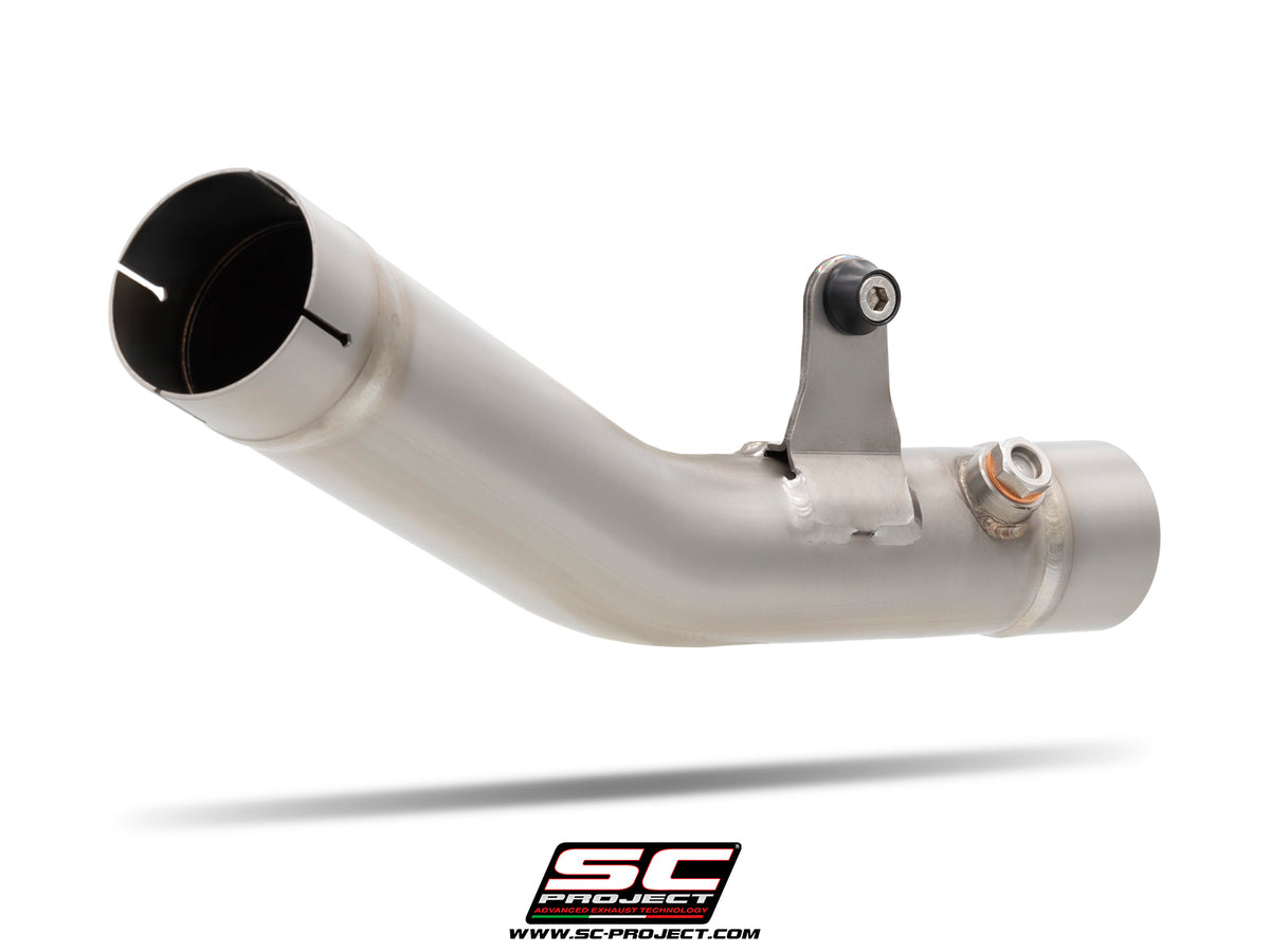 KAWASAKI NINJA ZX-6R (2024-2026) Central link pipe titanium, compatible with specific SC-Project range