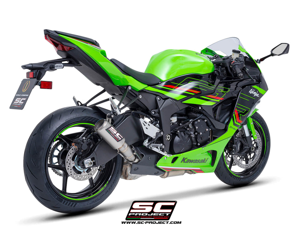 KAWASAKI NINJA ZX-6R (2024-2026) CR-T titanium exhaust