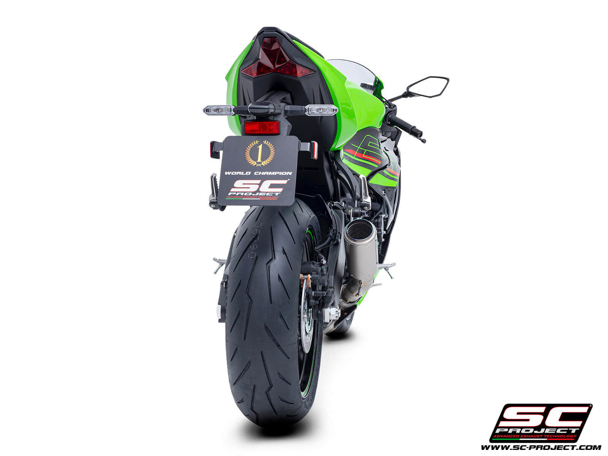 KAWASAKI NINJA ZX-6R (2024-2026) CR-T titanium exhaust