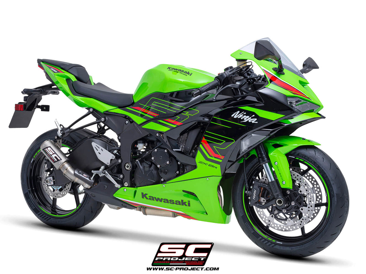 KAWASAKI NINJA ZX-6R (2024-2026) CR-T titanium exhaust
