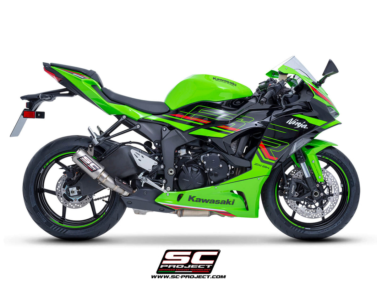 KAWASAKI NINJA ZX-6R (2024-2026) CR-T titanium exhaust