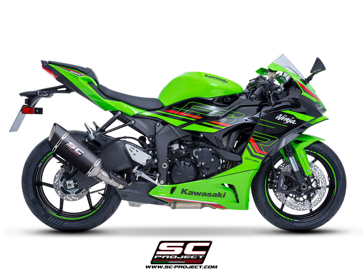 KAWASAKI NINJA ZX-6R (2024-2026) SC1-R carbon exhaust