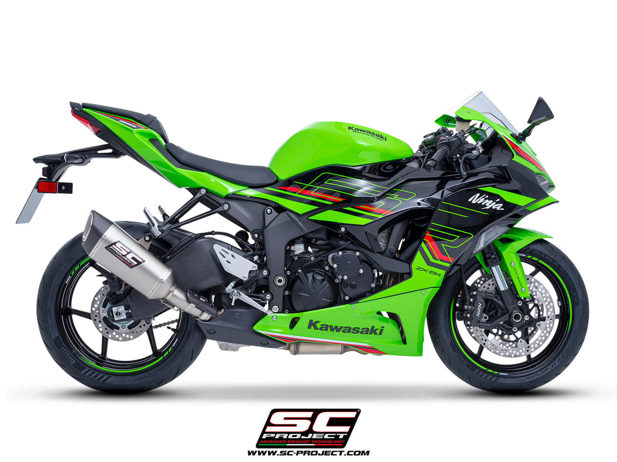 KAWASAKI NINJA ZX-6R (2024-2026) SC1-R titanium exhaust