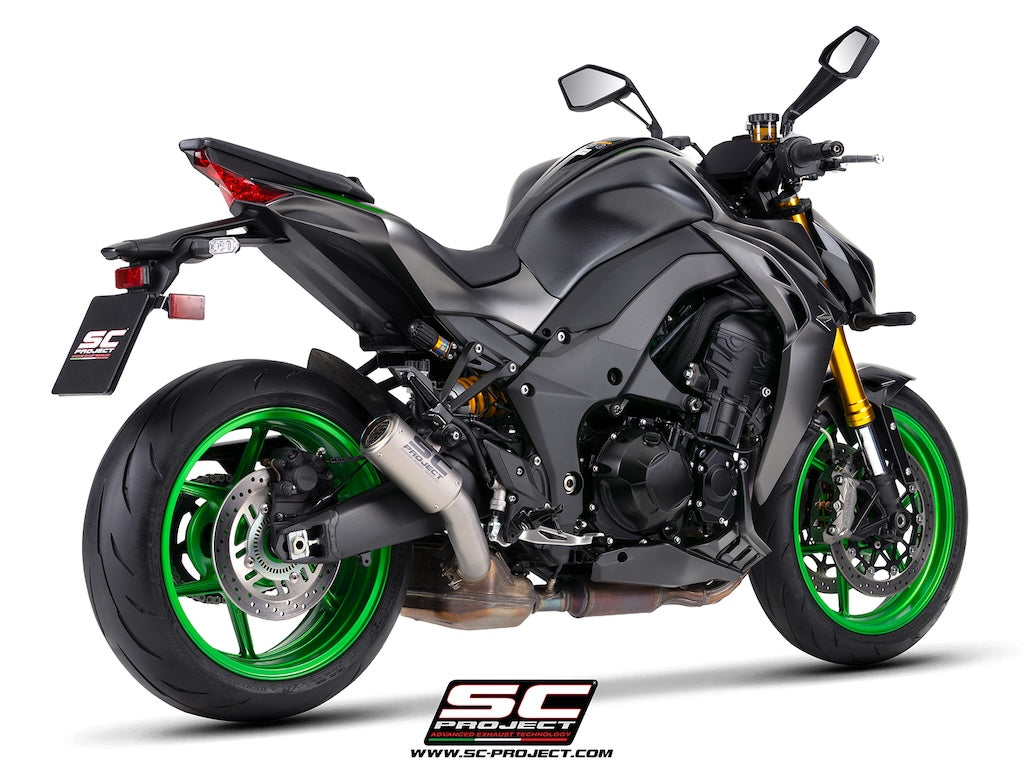 Kawasaki Z1100 - SE (2026) CR-T titanium exhaust, with stoneguard grid