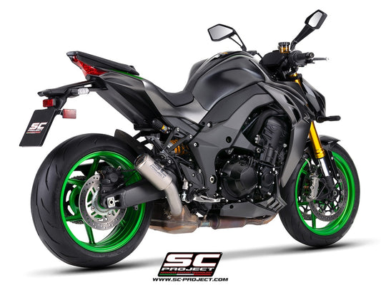 Kawasaki Z1100 - SE (2026) CR-T titanium exhaust, with stoneguard grid