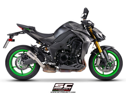 Kawasaki Z1100 - SE (2026) CR-T titanium exhaust, with stoneguard grid