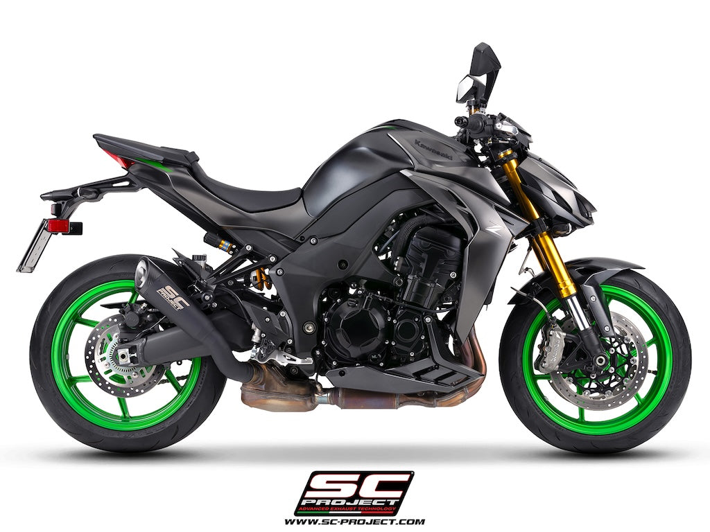 Kawasaki Z1100 - SE (2026) S1 titanium exhaust, matt black