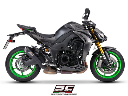 Kawasaki Z1100 - SE (2026) S1 titanium exhaust, matt black