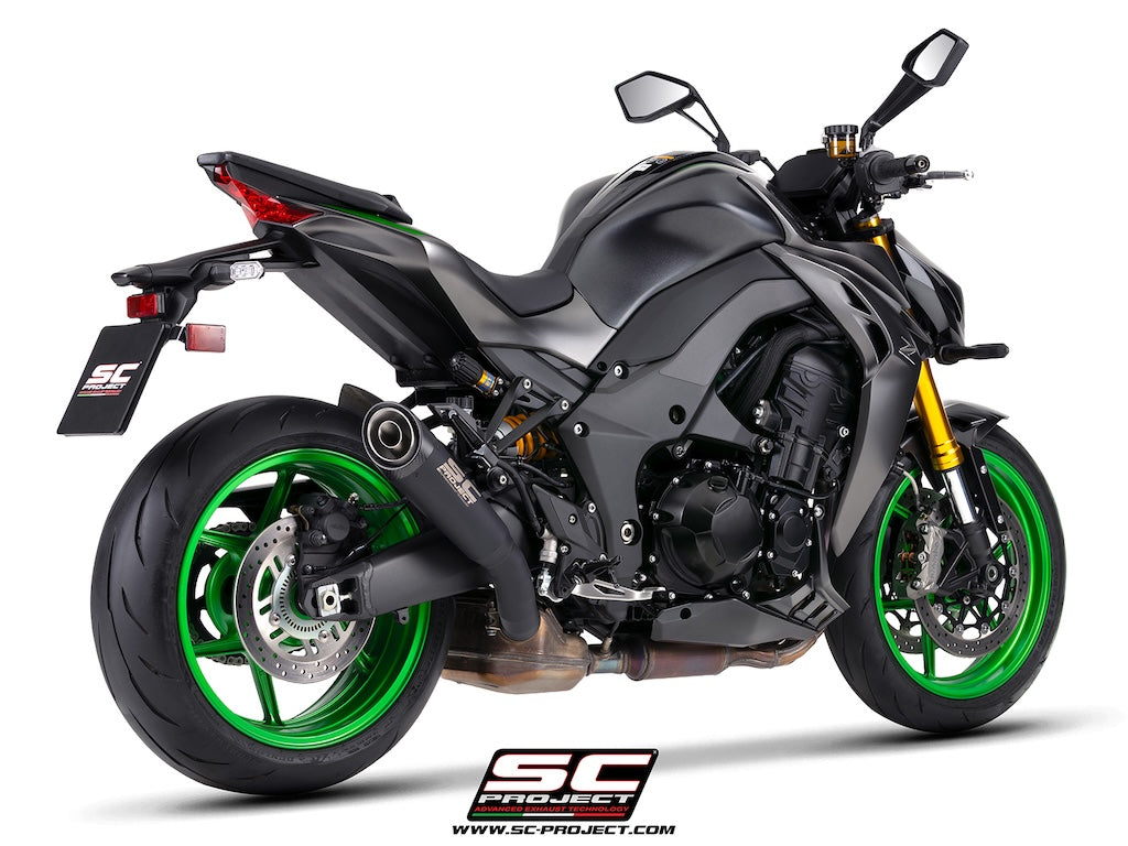 Kawasaki Z1100 - SE (2026) S1 titanium exhaust, matt black