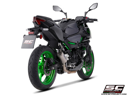 KAWASAKI Z500 (2024 - 2026) CR-T titanium exhaust, with stoneguard grid