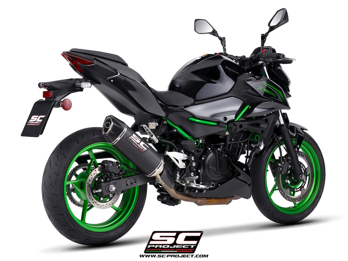 KAWASAKI Z500 (2024 - 2026) SC1-X carbon fibre exhaust