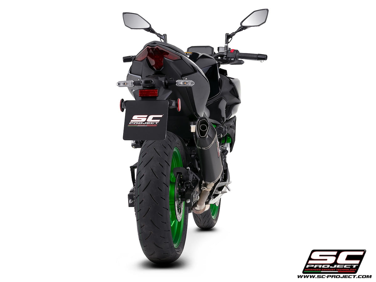 KAWASAKI Z500 (2024 - 2026) SC1-X carbon fibre exhaust
