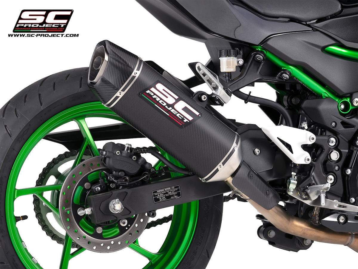 KAWASAKI Z500 (2024 - 2026) SC1-X carbon fibre exhaust