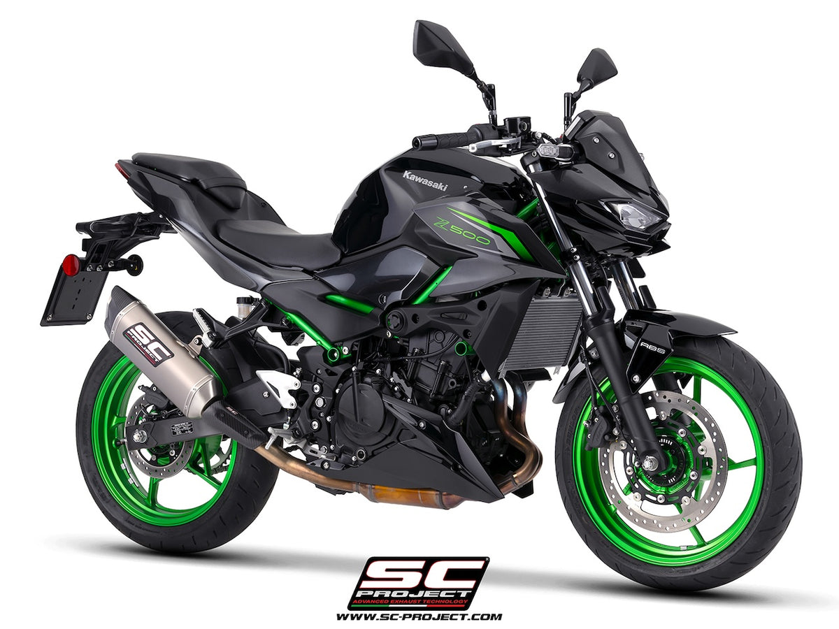 KAWASAKI Z500 (2024 - 2026) SC1-X titanium exhaust
