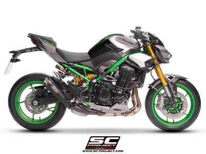 KAWASAKI Z900 (2025-2026) S1 titanium exhaust, matt black