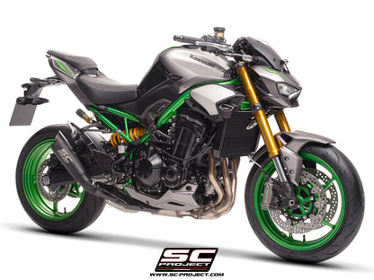 KAWASAKI Z900 (2025-2026) S1 titanium exhaust, matt black