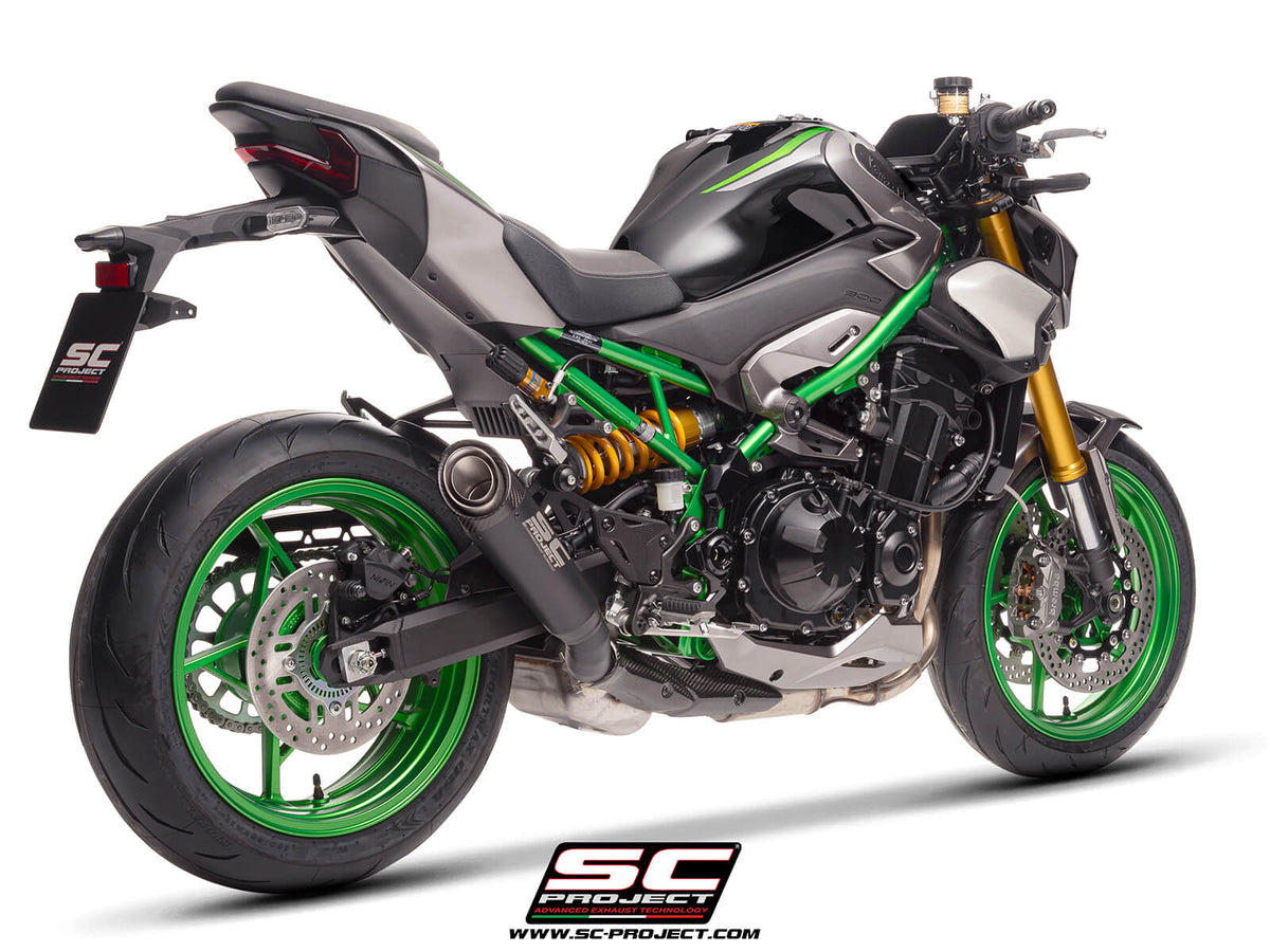 KAWASAKI Z900 (2025-2026) S1 titanium exhaust, matt black
