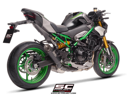 KAWASAKI Z900 (2025-2026) S1 titanium exhaust, matt black