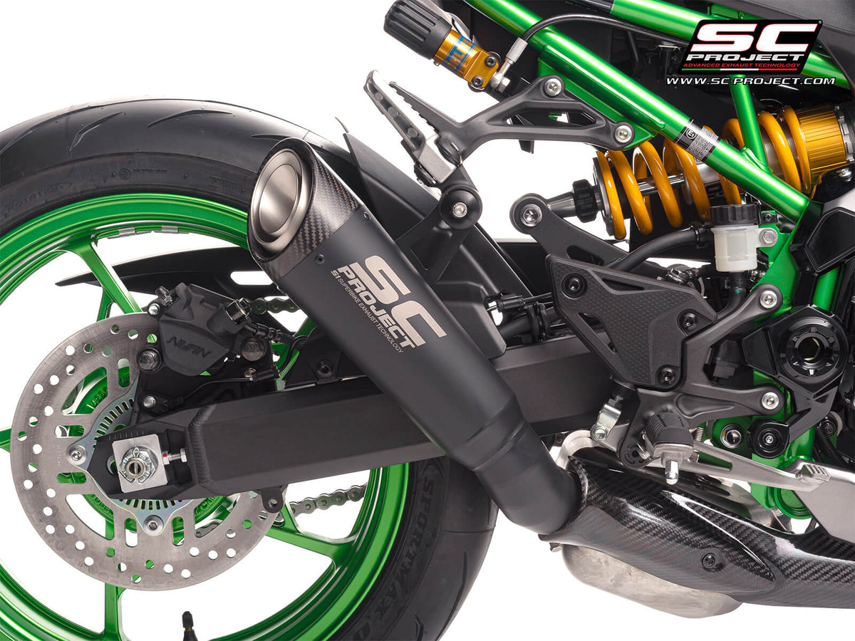 KAWASAKI Z900 (2025-2026) S1 titanium exhaust, matt black