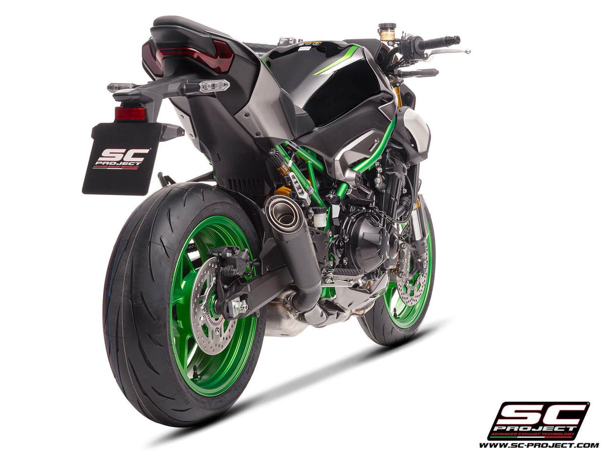 KAWASAKI Z900 (2025-2026) S1 titanium exhaust, matt black