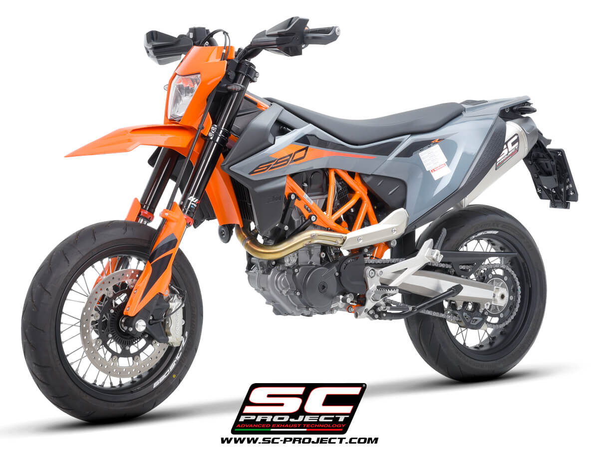 KTM 690 SMC R / 690 ENDURO R (2021 - 2024) X-Plorer II GT titanium exhaust