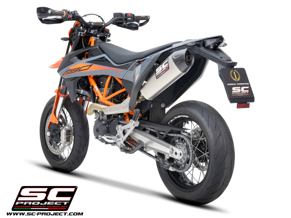 KTM 690 SMC R / 690 ENDURO R (2021 - 2024) X-Plorer II GT titanium exhaust