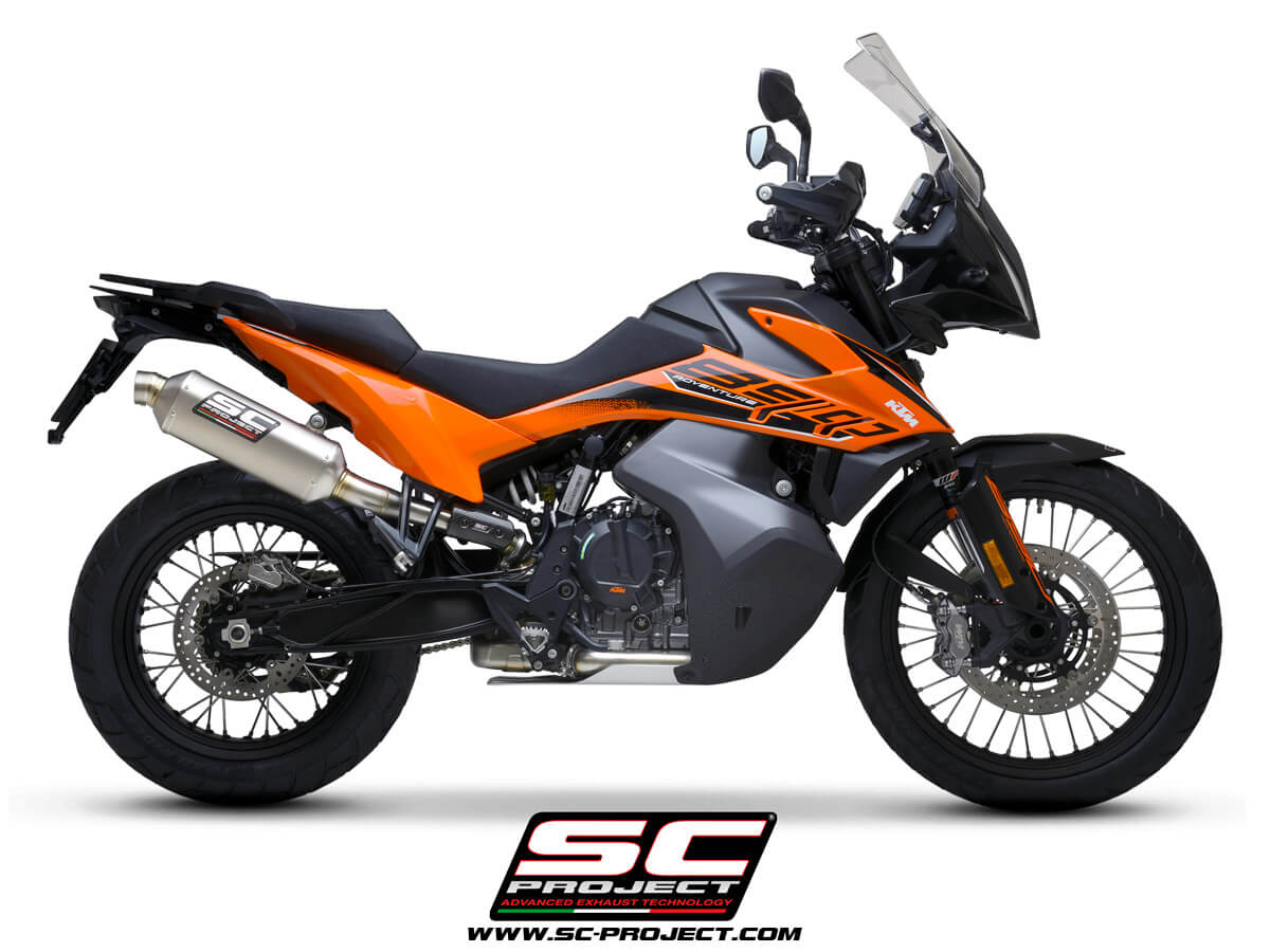 KTM 890 ADVENTURE R (2025-2026) Rally Raid titanium exhaust