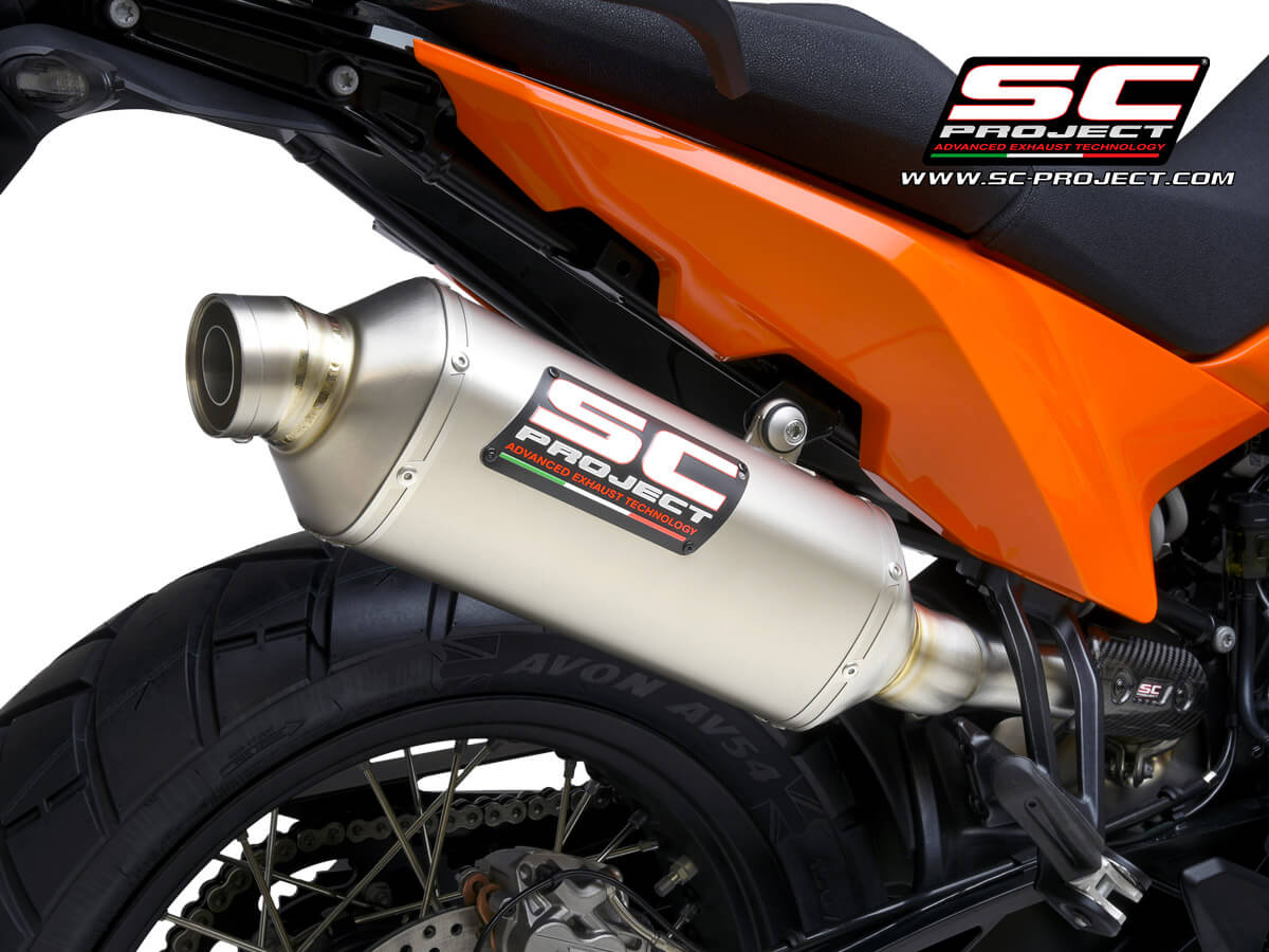 KTM 890 ADVENTURE R (2025-2026) Rally Raid titanium exhaust