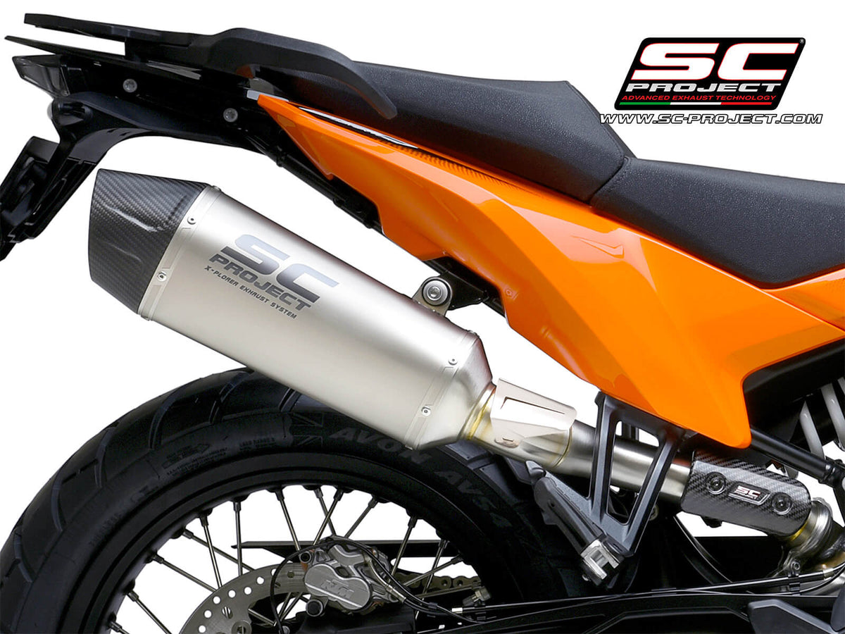 KTM 890 ADVENTURE R (2025-2026) X-Plorer II titanium exhaust