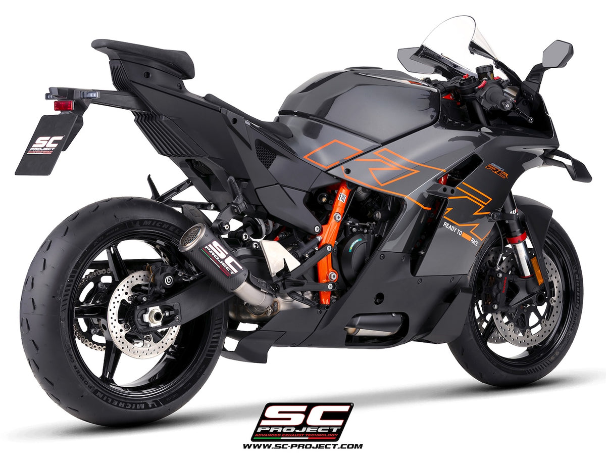KTM 990 RC R (2026) CR-T M2 carbon fibre exhaust